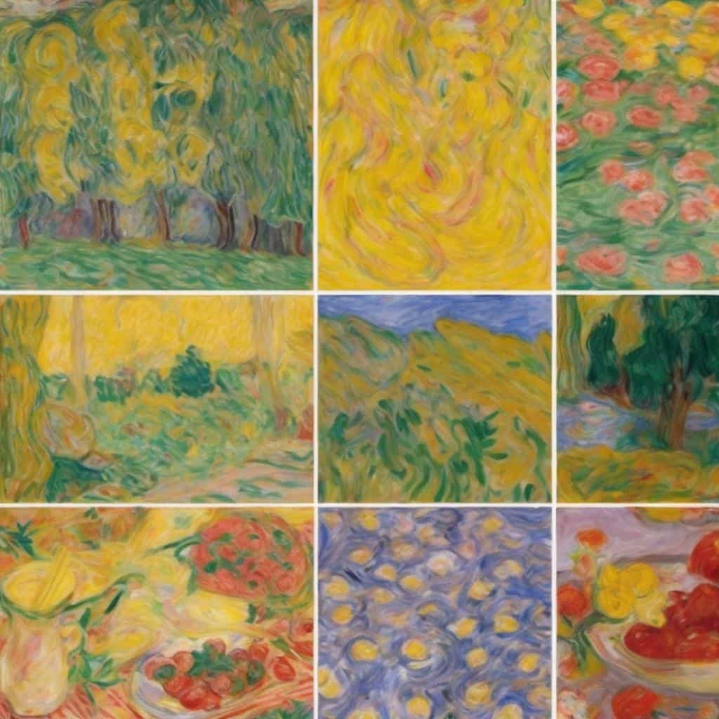 Λεύκωμα ψηφιακής τέχνης με εικόνες από διάσημα έργα κλασικών ζωγράφων, άυλη τέχνη, ψηφιακή αναπαράσταση, σύγχρονη τέχνη και ψηφιακά έργα τέχνης.